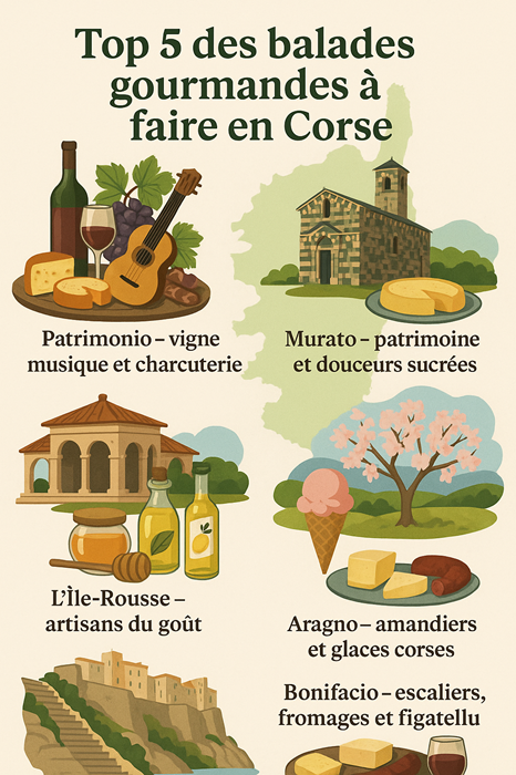 Top 5 des balades gourmandes à faire en Corse